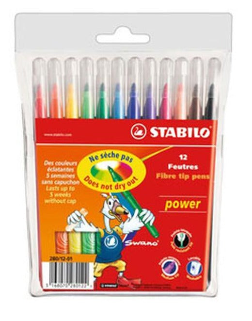 Stabilo Power 12'li Keçeli Kalem Seti