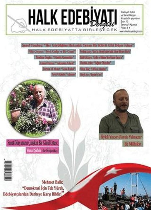 Halk Edebiyatı Dergisi Sayı: 13 Temmuz-Ağustos 2016 | Halk Edebiyatı Dergisi Yayınları (Ciltsiz)