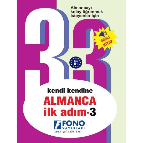 Kendi Kendine Almanca İlk Adım - 3 Sesli Kitap | Fono Yayınları