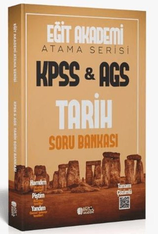 KPSS - AGS Tarih Atama Serisi Soru Bankası | Eğit Akademi (Ciltsiz)