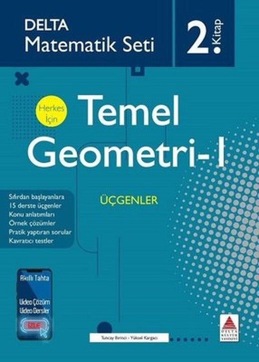 Matematik Seti 2.Kitap - Herkes İçin Temel Geometri 1 | Delta Kültür-Eğitim (İnce Kapak)