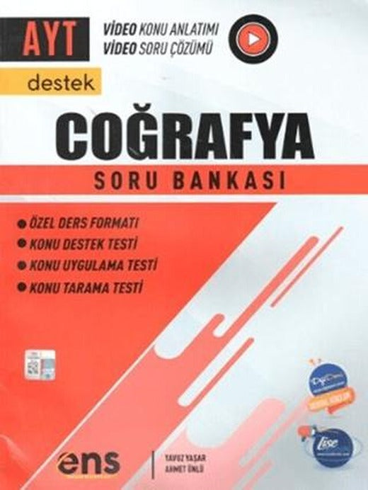 AYT Coğrafya Destek Soru Bankası | ENS Yayınları (Ciltsiz)