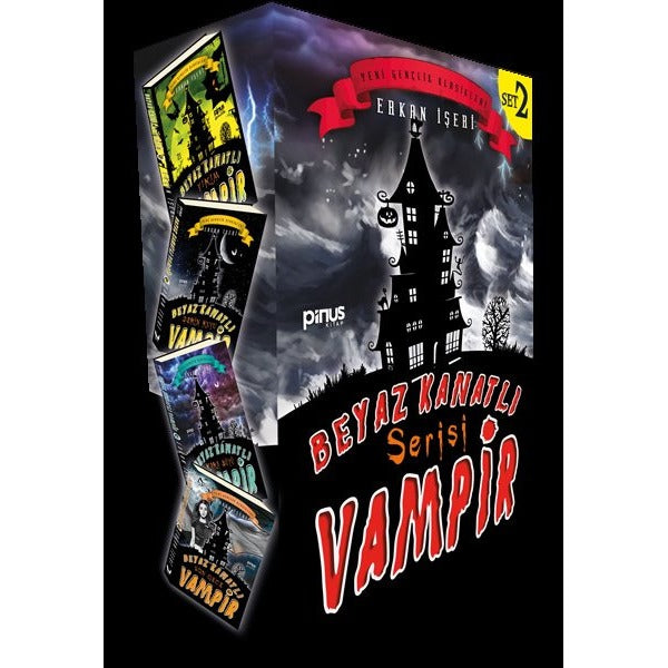 Beyaz Kanatlı Vampir Set 2-4 Kitap Takım | Pinus Kitap (İnce Kapak)