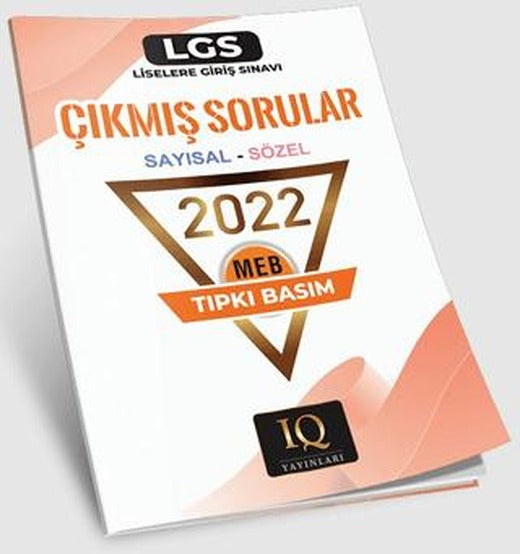 LGS Çıkmış Sorular 2022 | IQ Yayınları (Ciltsiz)