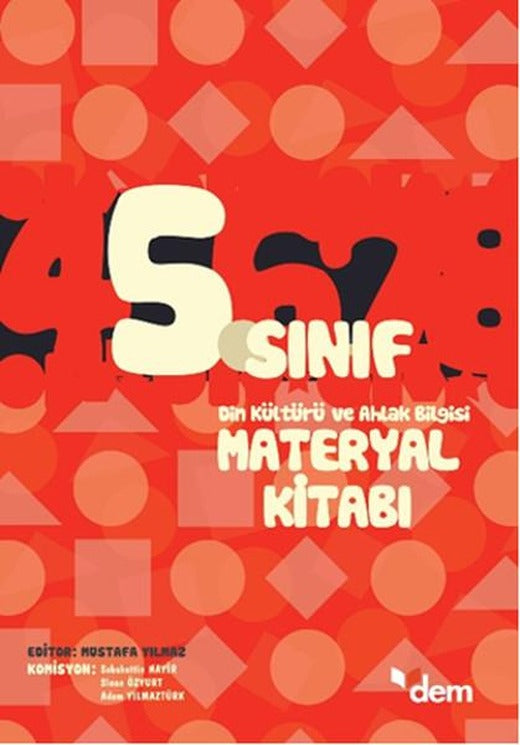 5. Sınıf Din Kültürü ve Ahlak Bilgisi Materyal Kitabı | Dem Yayınları (İnce Kapak)