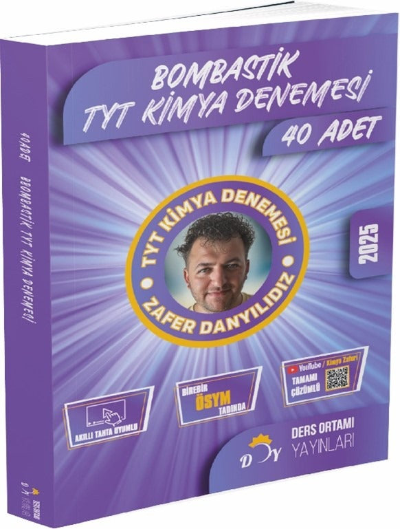 2025 Model Bombastik TYT 40 lı Kimya Denemesi | Ders Ortamı Yayınları (Ciltsiz)