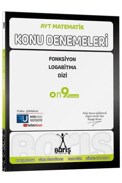 AYT Matematik Fonksiyon Logaritma Dizi Konu Denemeleri | Barış Yayınları-Eğitim (İnce Kapak)  - Resim 1
