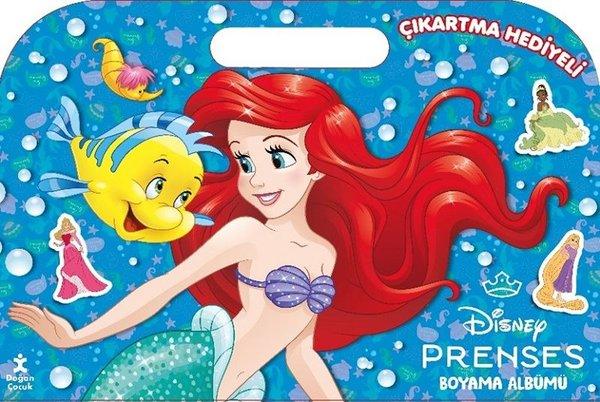 Disney Prenses Çıkartma Hediyeli Boyama Albümü | Doğan Çocuk (İnce Kapak)  - Resim 1