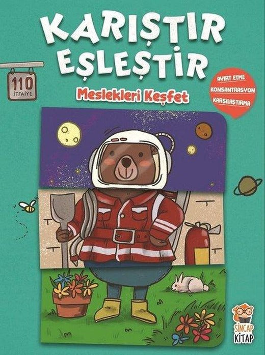 Meslekleri Keşfet-Karıştır Eşleştir | Sincap Kitap (İnce Kapak)