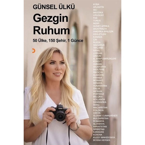 Gezgin Ruhum: 50 Ülke-50 Şehir - 1 Günce | Cinius (İnce Kapak)