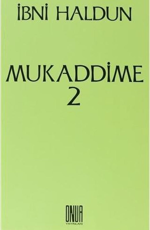Mukaddime Cilt: 2