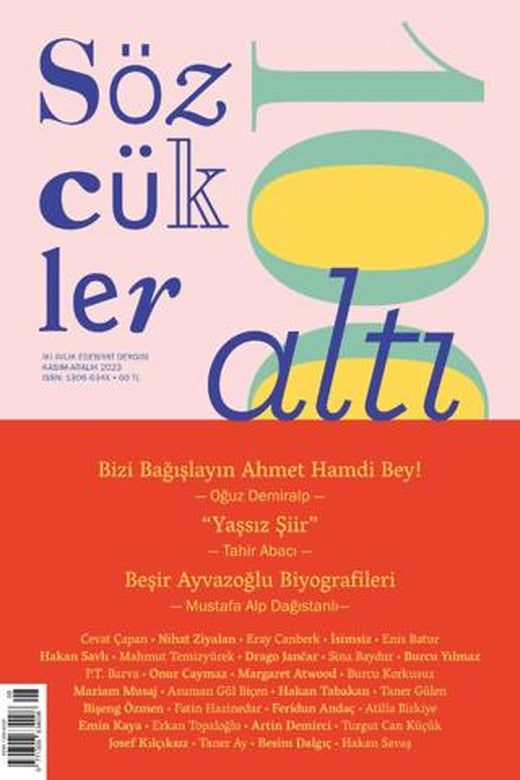 Sözcükler Dergisi Sayı: 106 Kasım - Aralık 2023 | Sözcükler Yayınları (Ciltsiz)