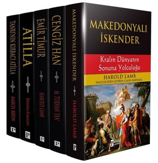 Büyük Komutanlar Seti - 5 Kitap Takım | Parola Yayınları