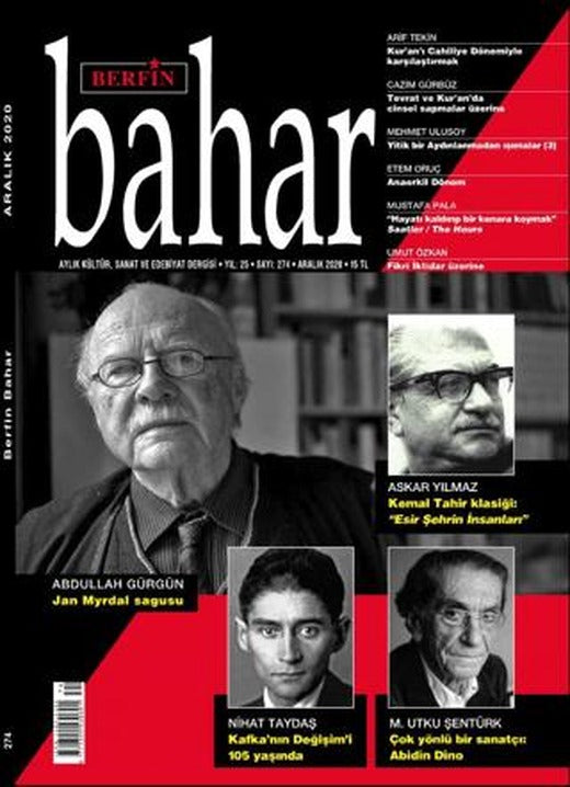 Berfin Bahar Aylık Kültür Sanat ve Edebiyat Dergisi Sayı: 274 Aralık 2020 | Berfin Bahar Dergisi (Ciltsiz)