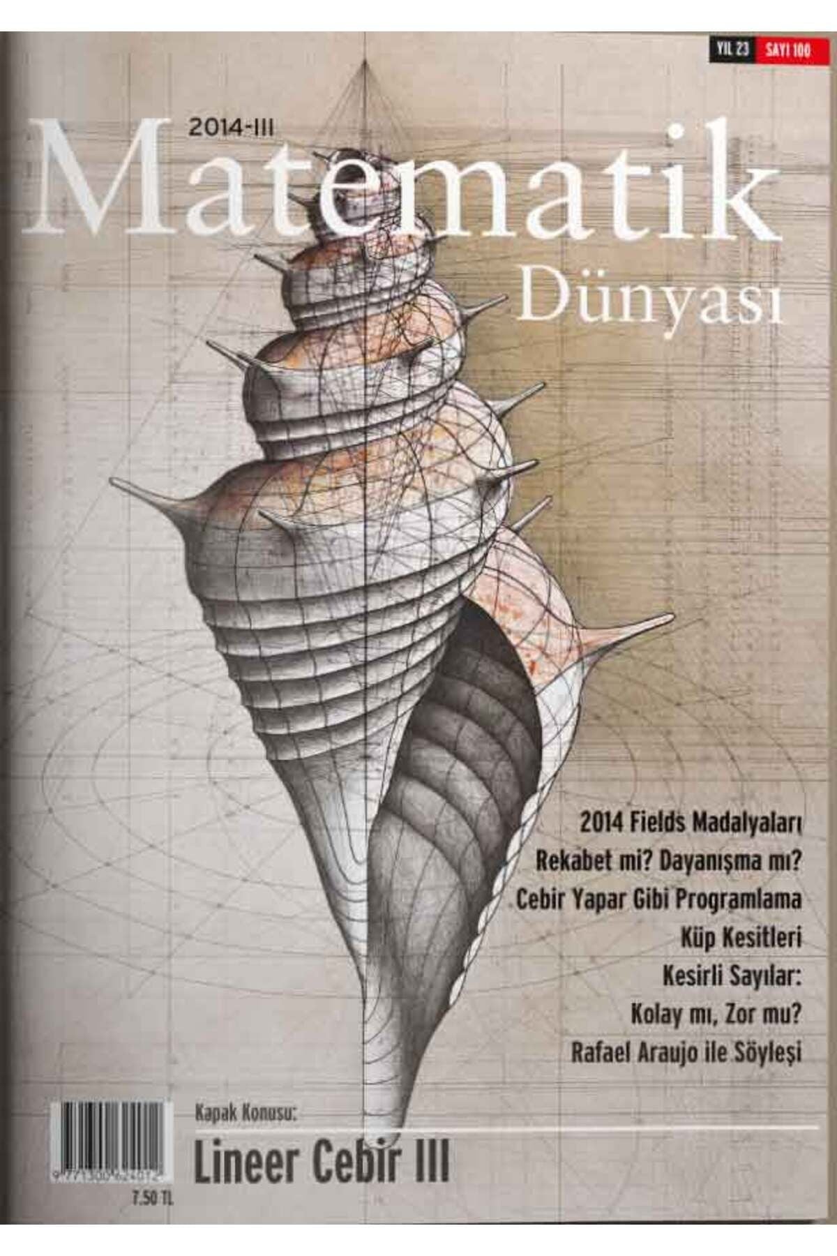 Matematik Dünyası Dergisi Sayı:100 Yıl:2014 - III | Nesin Yayınevi (Ciltsiz)