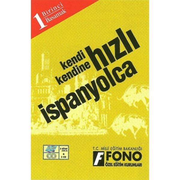 Hızlı İspanyolca 1. Basamak Seti - Kutulu | Fono Yayınları (İnce Kapak)