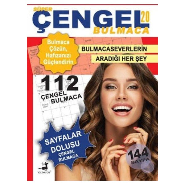 Süper Çengel Bulmaca - 20 | Olimpos Yayınları (İnce Kapak )