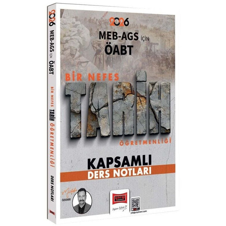 2026 MEB-AGS ÖABT Bir Nefes Tarih Öğretmenliği Kapsamlı Ders Notları | Yargı Yayınevi (Ciltsiz)