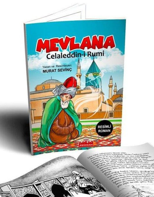 Mevlana Celaleddin-i Rumi | Bordo Ressam (İnce Kapak)