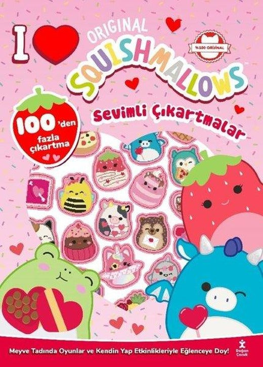 Squishmallows Sevimli Çıkartmalar | Doğan Çocuk (İnce Kapak)