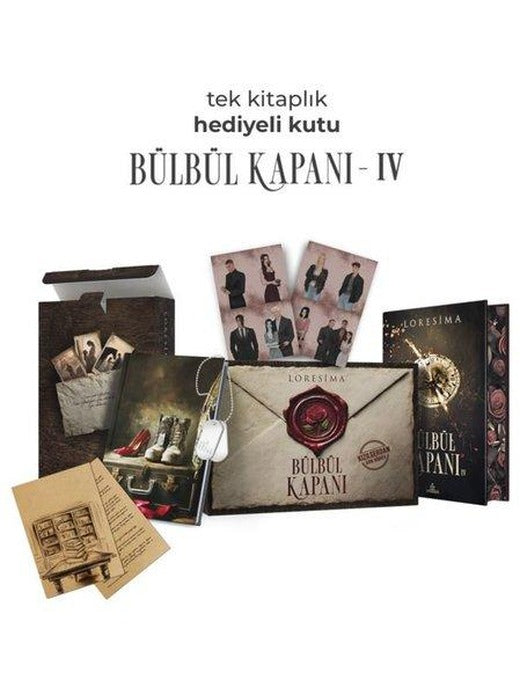 Bülbül Kapanı 4 - Hediyeli Yan Boyamalı Tekli Kutu | Ephesus Yayınları (Ciltli)