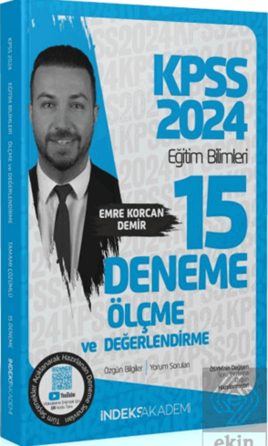 KPSS Eğitim Bilimleri Ölçme ve Değerlendirme 15 Deneme Çözümlü