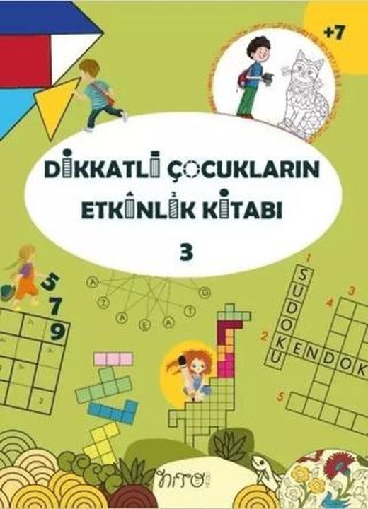 Dikkatli Çocukların Etkinlik Kitabı - 3 | Nito Kitap (Ciltsiz)