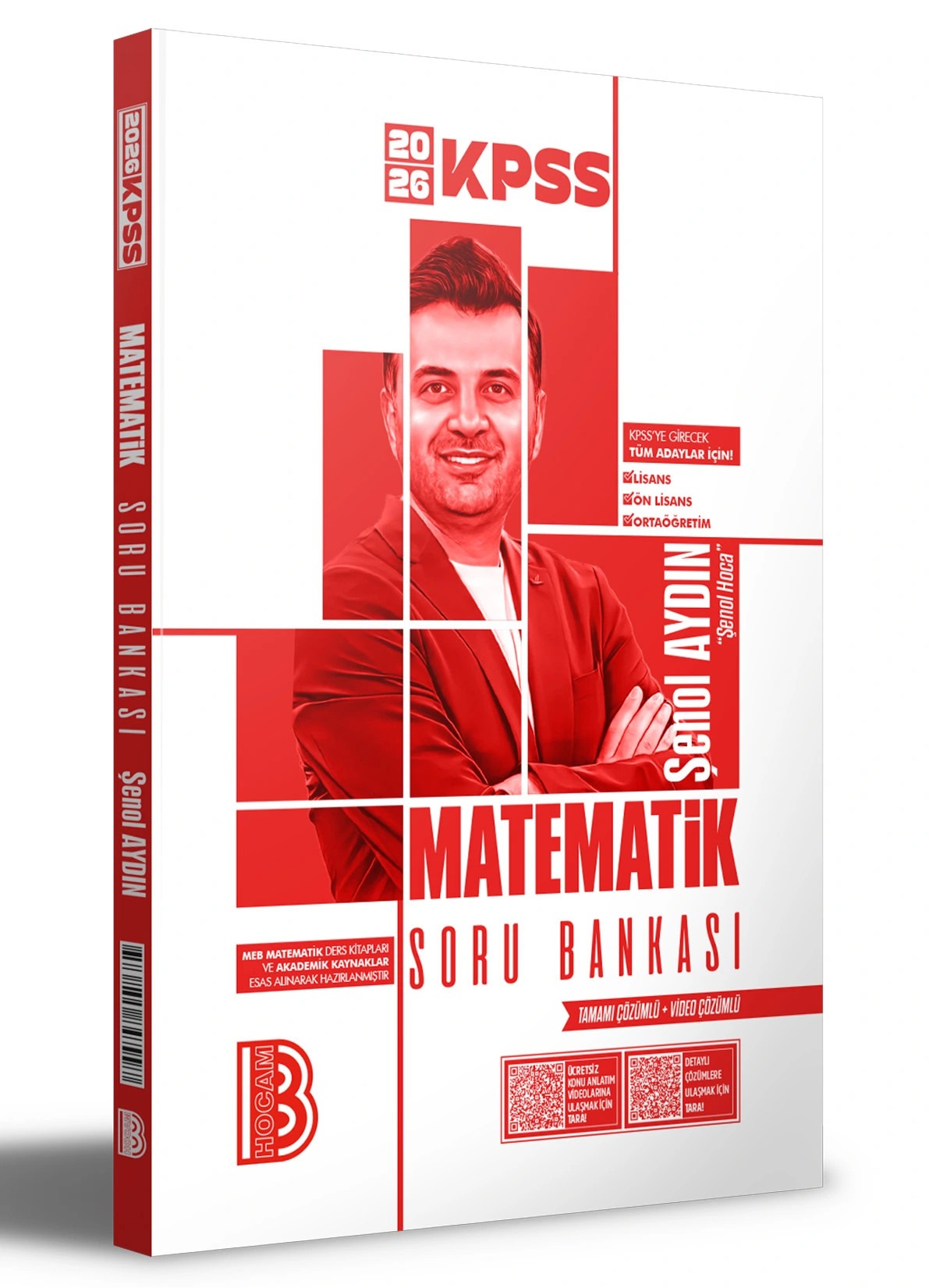 2026 KPSS Matematik Tamamı Video Çözümlü Soru Bankası | Benim Hocam Yayınları (İnce Kapak)