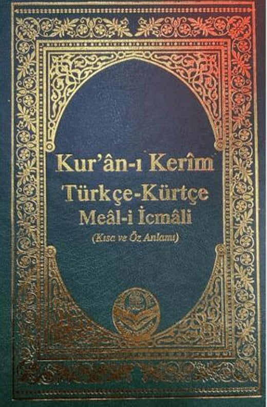 Mehmet Özçay Hatlı Kürtçe-Türkçe Mealli Orta Boy Kur’an-ı Kerim | Tenvir Neşriyat (Ciltli)