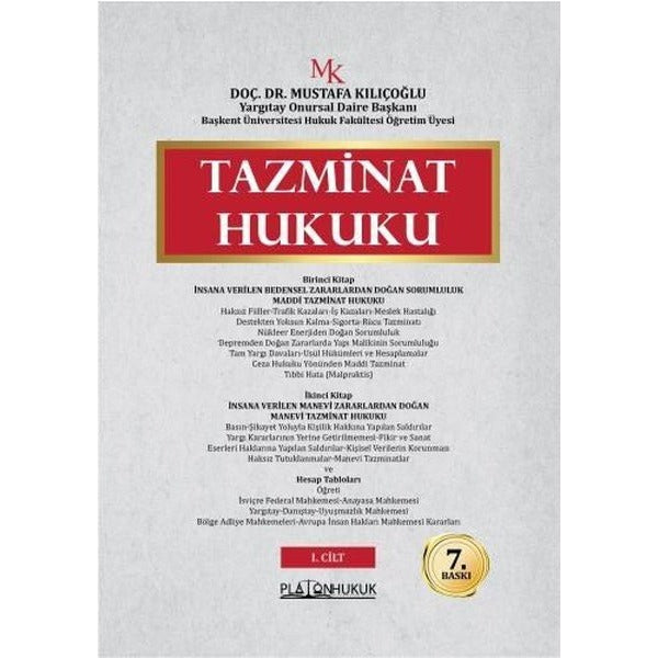 Tazminat Hukuku Seti - 2 Kitap Takım | Platon Hukuk Yayınevi (İnce Kapak)