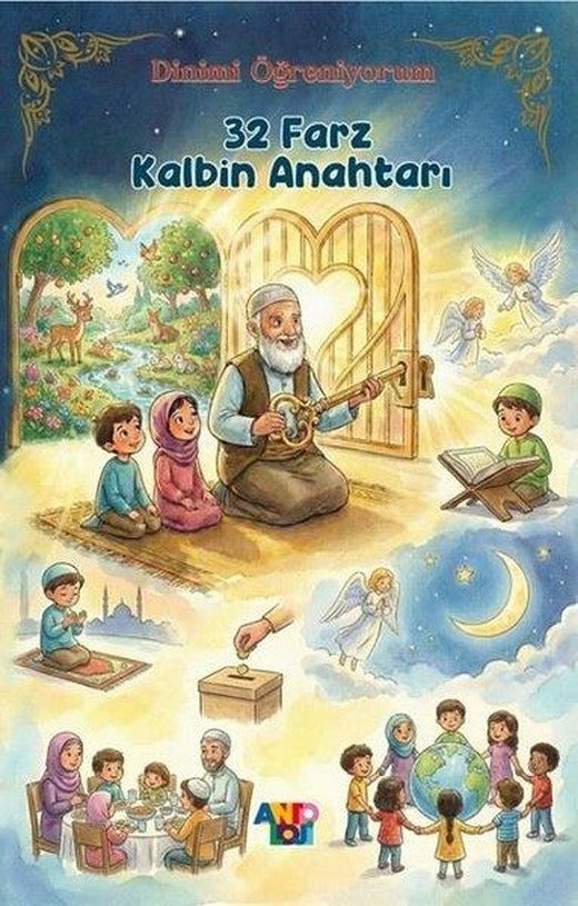 32 Farz Kalbin Anahtarı - Dinimi Öğreniyorum 2. Kitap | Antoloji Yayınları (İnce Kapak)
