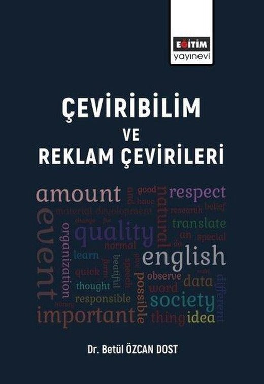 Çeviribilim ve Reklam Çevirileri | Eğitim Yayınevi (İnce Kapak)