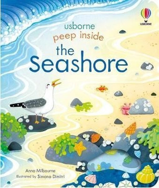 Peep Inside the Seashore | Usborne (Ciltsiz)