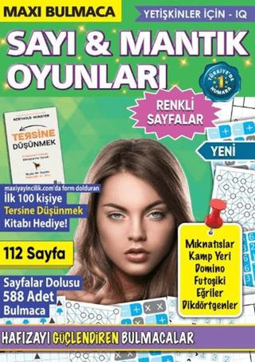 Maxi Sayı ve Mantık Oyunları 25 | Maxi Yayıncılık (Ciltsiz)