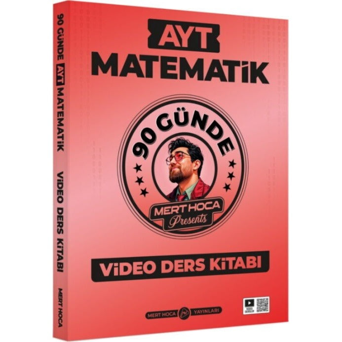 90 Günde AYT Matematik Video Ders Kitabı Mert Hoca | Mert Hoca Yayınları (İnce Kapak)