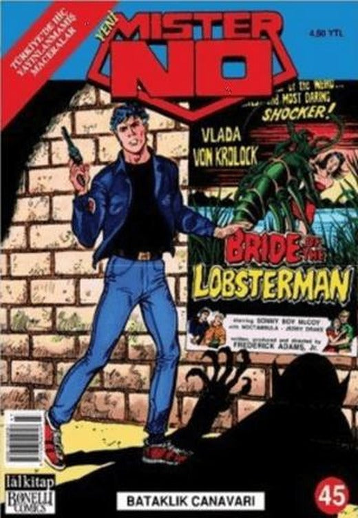 Yeni Mister No Sayı: 45 Bataklık Canavarı | Lal Kitap (Ciltsiz)