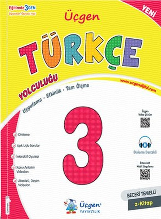 3. Sınıf Beceri Temelli Türkçe Yolculuğu | Üçgen Yayınları (İnce Kapak)
