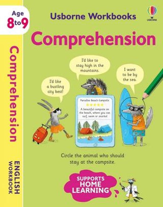 Usborne Workbooks Comprehension 8-9 | Usborne (Ciltsiz)