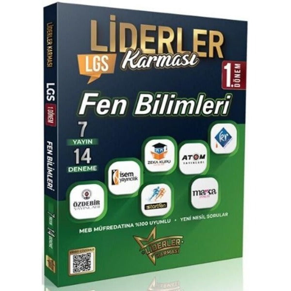 LGS 1. Dönem Fen Bilimleri Denemeleri | Liderler Karması (İnce Kapak)