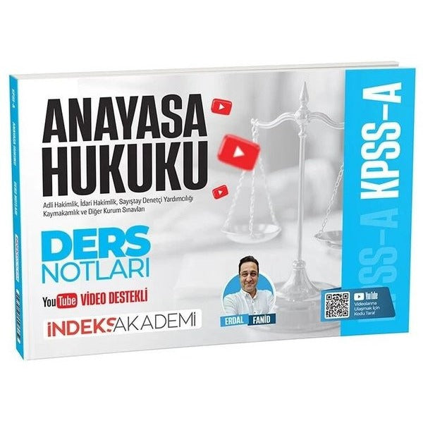 2026 KPSS A Grubu Anayasa Hukuku Video Ders Notları | İndeks Akademi (İnce Kapak)