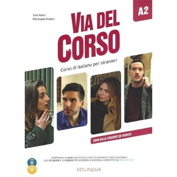 Via del Corso A2 Libro dello studente ed esercizi | Edilingua