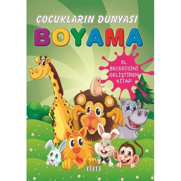 Çocukların Dünyası Boyama Kitabı 4 – Sevimli Hayvanlar