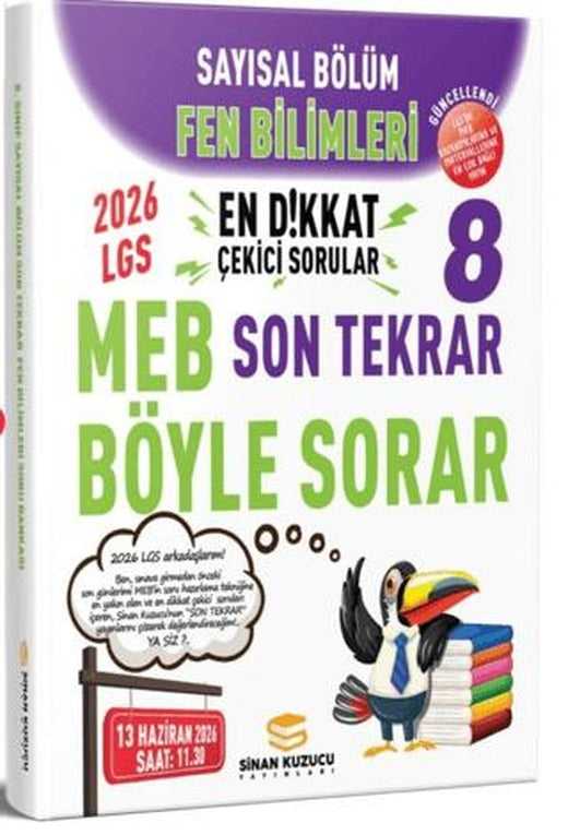 2026 LGS Sayısal Bölüm Son Tekrar Fen Bilimleri Soru Bankası