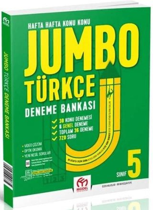 5. Sınıf Türkçe Jumbo Deneme Bankası | Model Eğitim Yayıncılık (Ciltsiz)