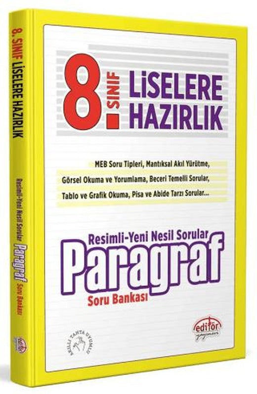 8. Sınıf Resimli Yeni Nesil Sorularla Paragraf Soru Bankası