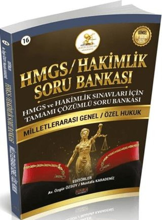 2026 HMGS Hakimlik Milletlerarası Genel ve Özel Hukuk Soru Bankası | Savaş Yayınevi (Ciltsiz)