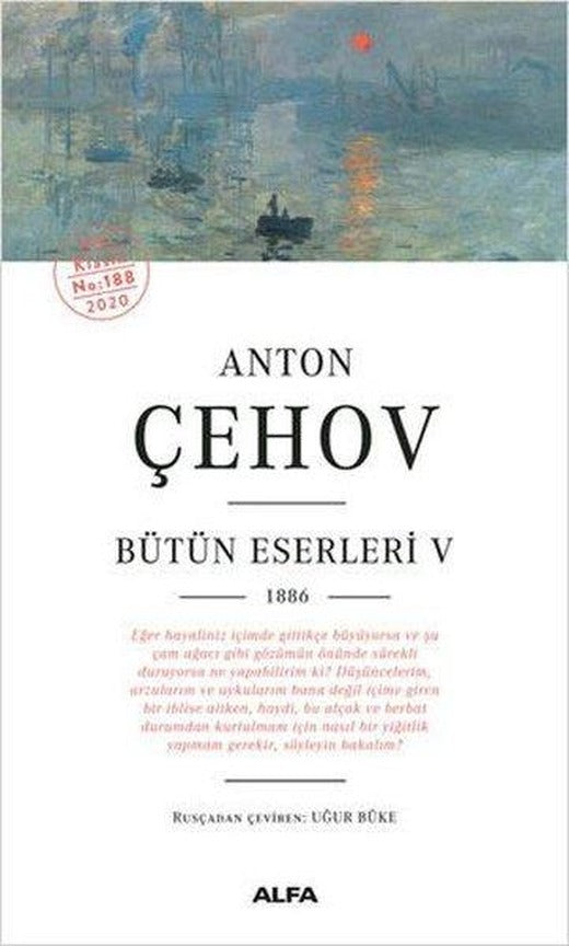 Anton Çehov Bütün Eserleri 5  -1886 | Alfa Yayıncılık (Ciltli)