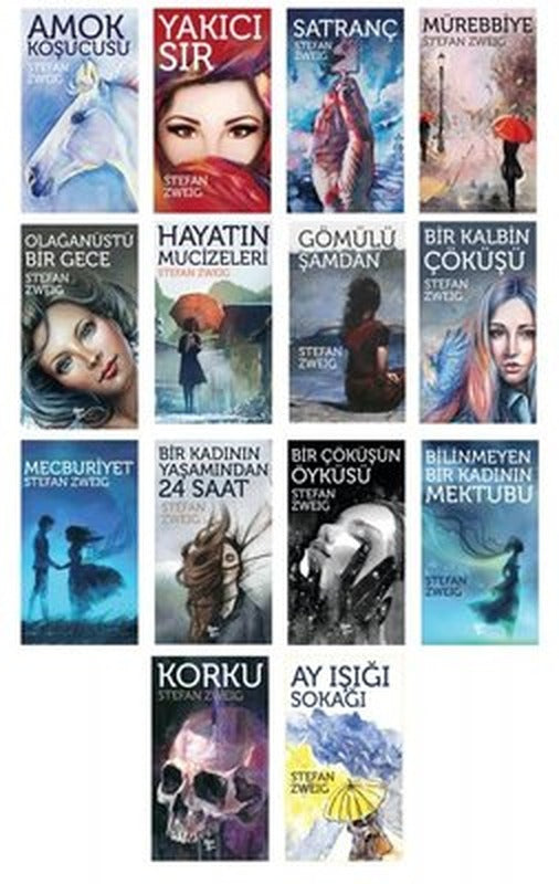 Stefan Zweig Seti - 14 Kitap Takım | Halk Kitabevi
