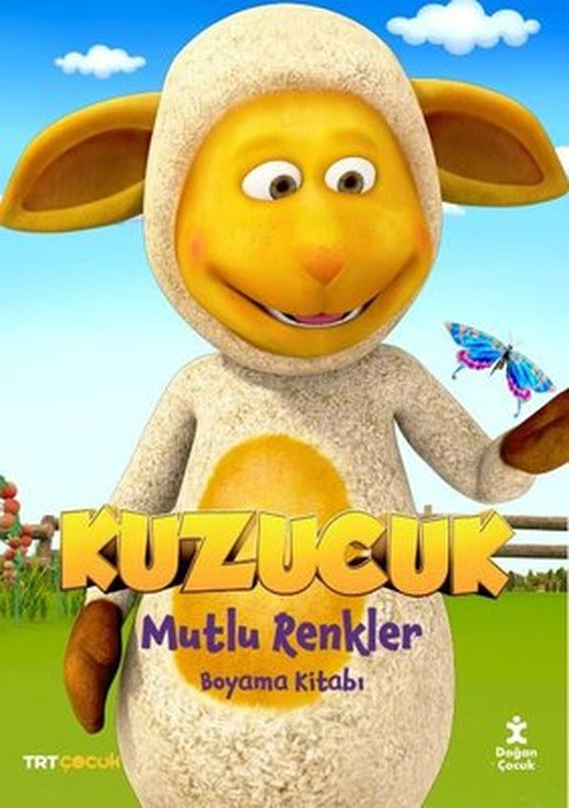 TRT Çocuk Kuzucuk - Mutlu Renkler Boyama Kitabı | Doğan Çocuk