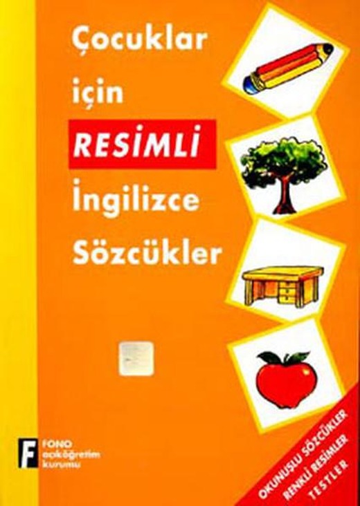 Çocuklar İçin Resimlerle İngilizce Sözcükler | Fono Yayınları (İnce Kapak)
